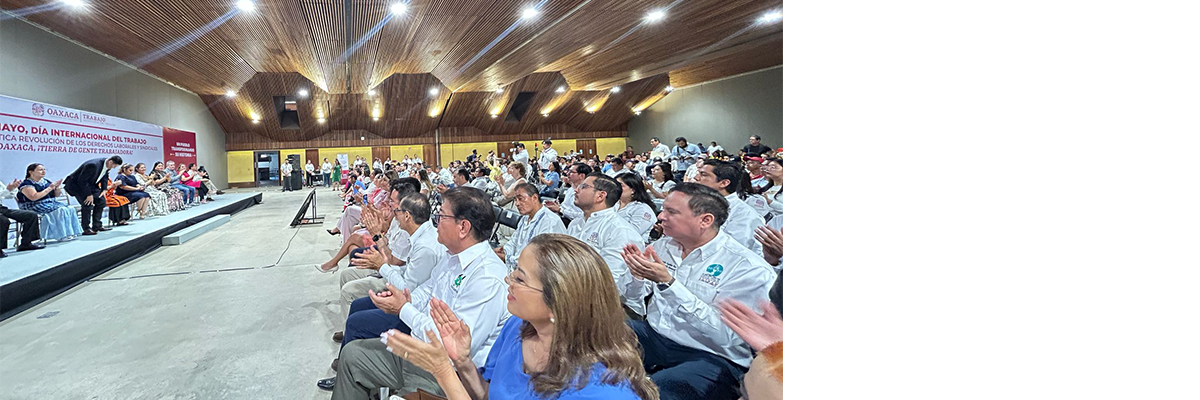 Alberto López Martínez, presidente CANADEVI Oaxaca, asistió al evento